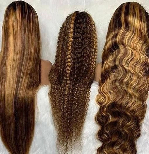 HD 13x4 Frontal Highlight Wigs